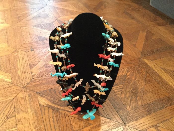 Vintage Navajo Fetish necklace