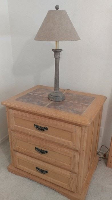 Southwest Tile Top Night Stand