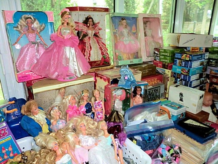 Barbie dolls and more