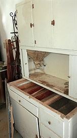 Antique kitchen cupboard (needs TLC)