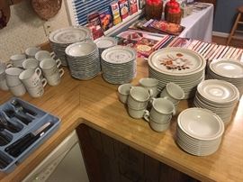 Two- 12 place settings of dishes