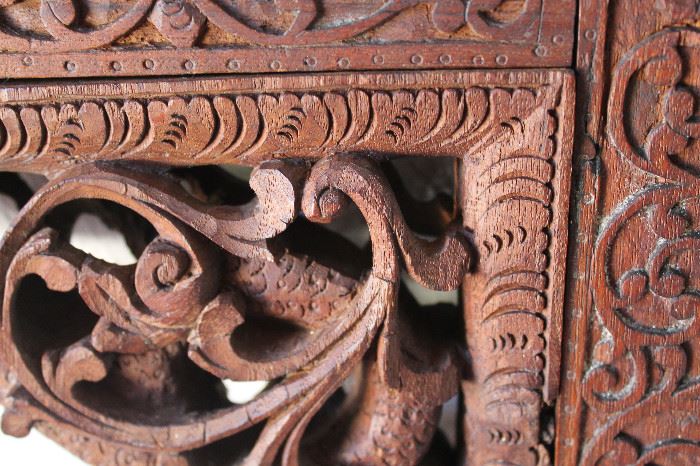 Detail of Indonesian screen