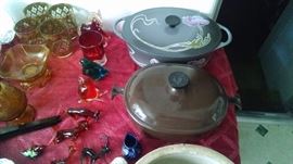 Le creuset pots 25 and 35 each