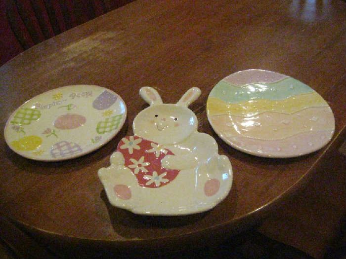 Easter serving dishes