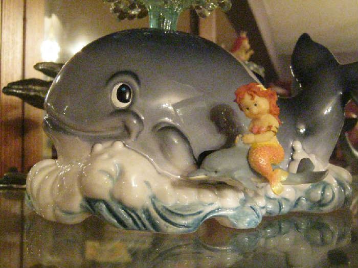 Whale figurine