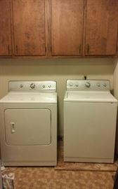 Like new washer and dryer by Maytag