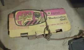 Vintage badminton set