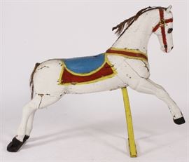 Folk Art Carousel Horse, American, Late 19th C.
