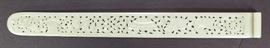 Chinese Pierced White Jade Page Turner.