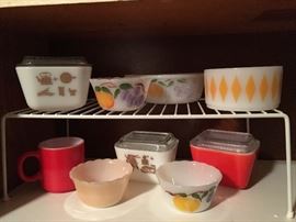 Vintage Pyrex and Fire King