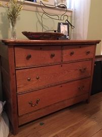 Circa 1900 Oak Dresser