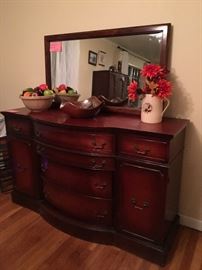 Duncan Phyfe Mahogany Sideboard, circa 1950 