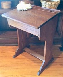 Vintage Oak Desk 