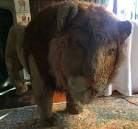 4'-3" long Plush Lion