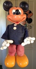17" Mickey Mouse Puppet, Made in England by Pelham Puppets Ltd.