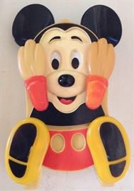 Pre-School Music Box.  Plays "It's a Small World"  with Peek-a--Boo Moving