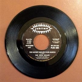 Mickey Mouse Club 45 RPM, Promotional Record