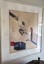 serigraph 5/20, signed l/r, Frank Roth 1968, 18"x15", matted & framed