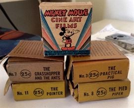 Old Disney Film Strips & Color Film