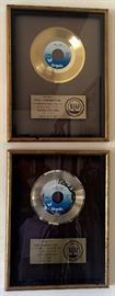 Commemorative Gold Records for more than 1 Million records sold, "Call Me" (Theme from the Paramount motion picture "American Gigolo") &  "Heat Of Glass" by Blondie