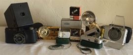 Vintage Collectable Cameras & Film: Brownie; Waldorf Minicam, Canon; Minox
