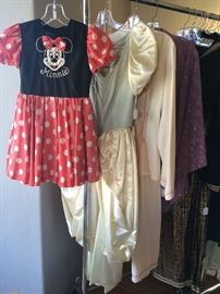Costumes: Minnie Mouse, Snow White, Hand Made Chinese Lounging Pajamas