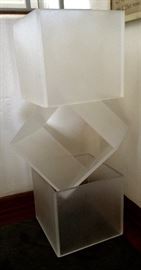 Stackable Frosted Acrylic Cubes