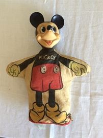 Early Mickey Mouse Hand Puppet