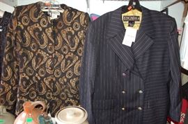 YVES SAINT LAURENT / ESCADA PIN STRIPES 