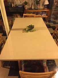 Gate leg drop leaf table and chairs 