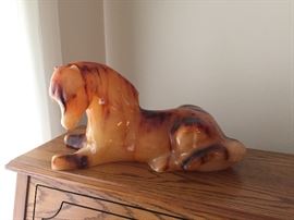 Wax horse