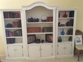 Large white sectional cabinet