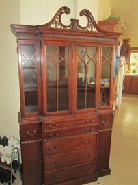 Antique breakfront