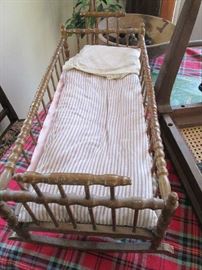 Victorian doll bed
