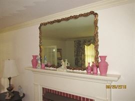 LARGE ORNATE MIRROR