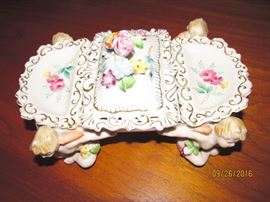 PLAYING CARDS OR TRINKET HOLDER VICTORIAN STYLE