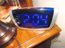 BLUE LED ALARM CLOCK