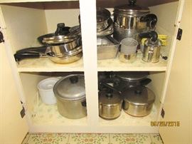 POTS, PANS, COPPER BOTTOMS, ETC