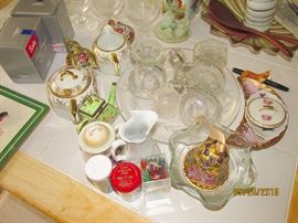 GREEN TEA PITCHER, GLASS