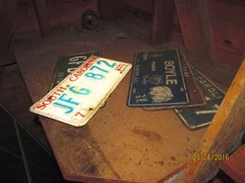 LICENSE PLATES FROM THE 1970'S