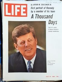 Who didn't love JFK?  Original magazines from his years in the White House up to his assassination and afterwards.