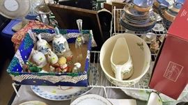 Bells, pitchers, and platters for all occasions.