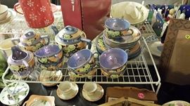 Nippon, Noritake,and other collectibles from the 40's and 50's era.  Adult size tea/luncheon set, and a childs tea set both in lustreware. 