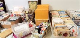 Simplicity and Butterick patterns that date back to the 60's and 70's.  Anyone remember bell bottom pants? Now's the time to make a pair for Halloween!