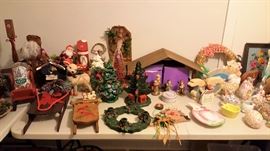 Sleds, wreaths, and much more.