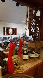 SOLD! 70s LED trippin furry snake lights