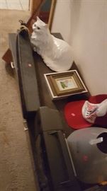 SOLD! 1960's white Persian ceramic cat. 