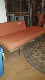 Danish two piece sofa set. Needs restoring. [Available]