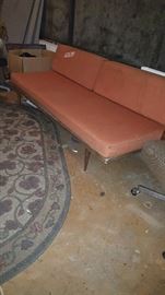 Danish two piece sofa set. Needs restoring. [Available]
