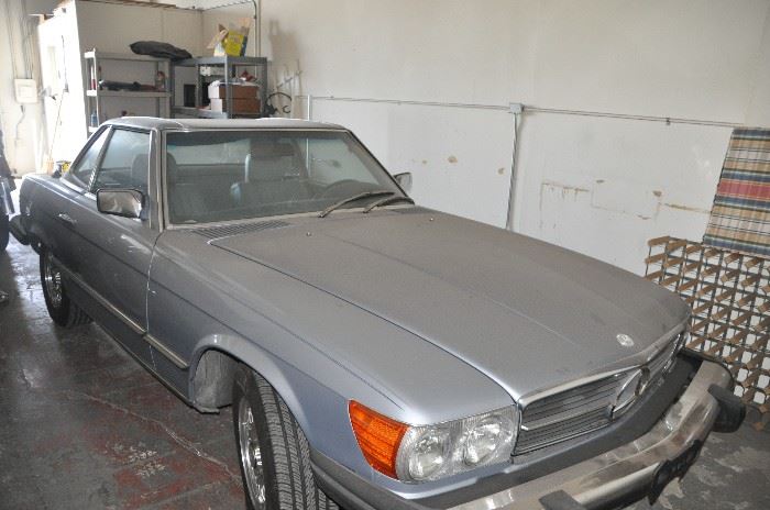 1983 Mercedes 380Sl Grey on grey